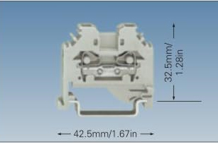 WD2-4 笼式弹簧接线端子系列